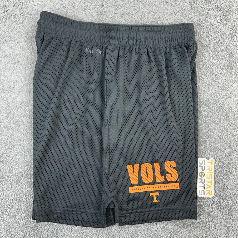 Tennessee Volunteers Shorts Mens Large Gray NCAA Football Nike Dri Fit VOLS